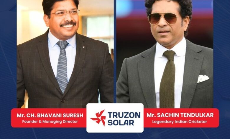 Truzon Solar announces partnership with Mr. Sachin Tendulkar